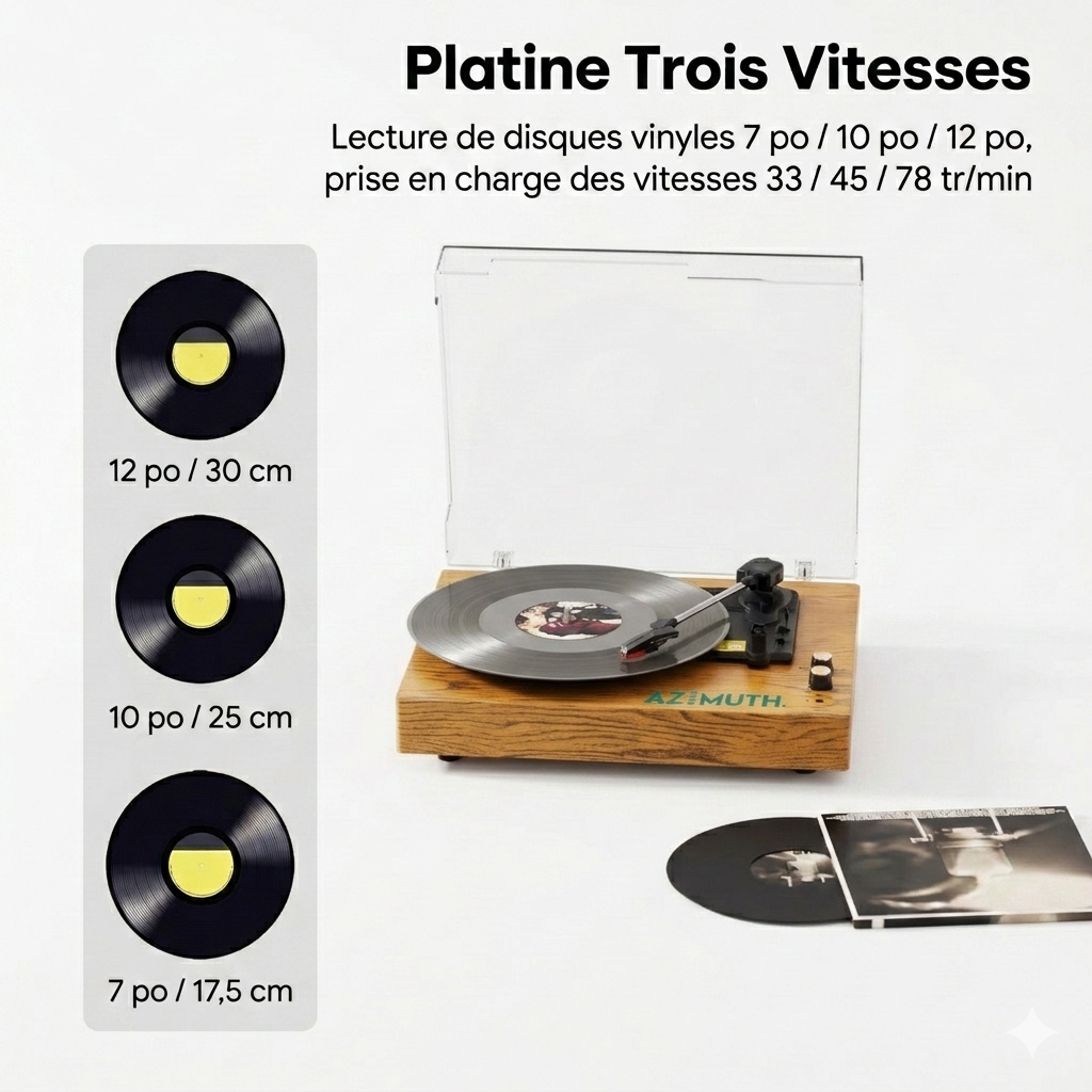 Lecteur vinyle Fox
