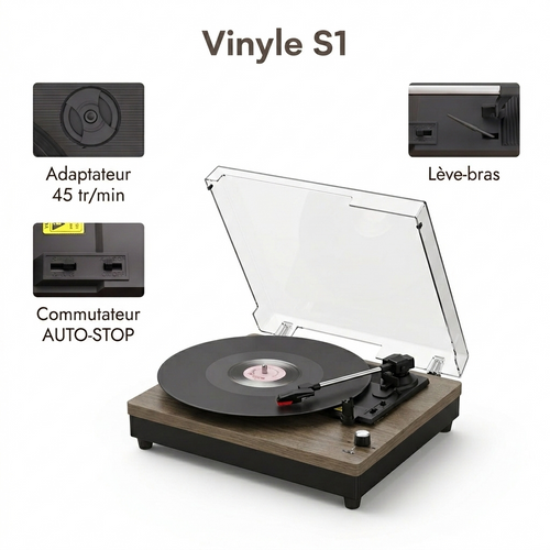 Lecteur  Platine Vinyle S1