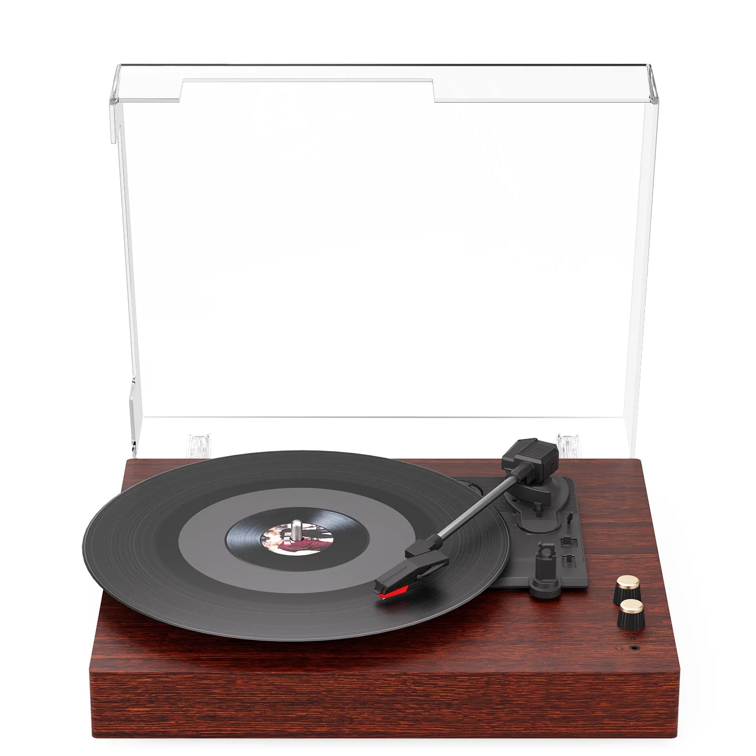 MAIO Record Player, Spinner en vinyle à 3 vitesses 33/45/78 tr/min avec 2 haut-parleurs stéréo intégrés, prise casque