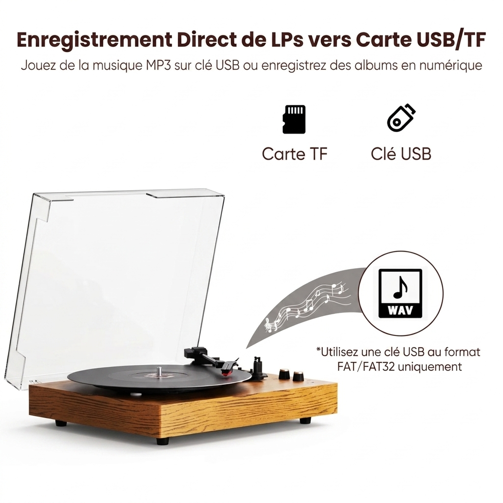 Lecteur vinyle Fox